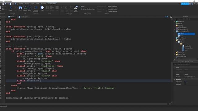 How to Make Admin Commands 5 (Speed/Jump Boost) - Roblox Studio Tutorial смотреть онлайн
