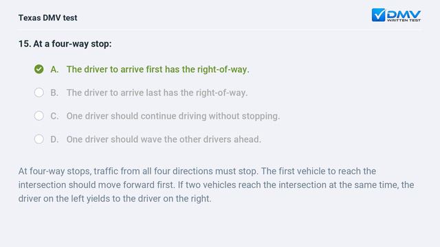 2024 Texas DMV Written Test #10 смотреть онлайн