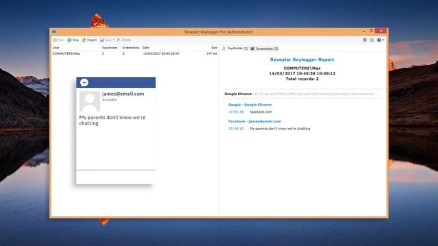 Revealer Keylogger - Keystroke recorder with screen capture, email delivery, Dropbox and more смотреть онлайн