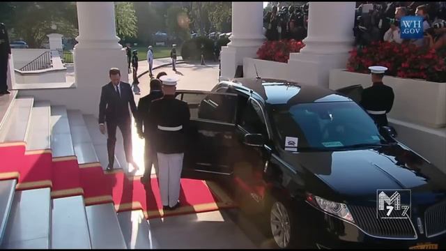 Gabon president Ali Bongo Ondimba and spouse Sylvia Bongo Ondimba arrive at the White House Diner смотреть онлайн