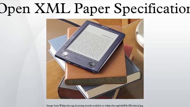 Open XML Paper Specification смотреть онлайн