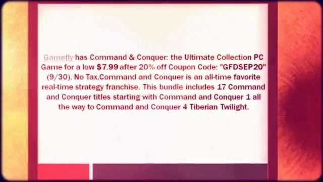 Command & Conquer: the Ultimate Collection PC Game $7.99 at смотреть онлайн