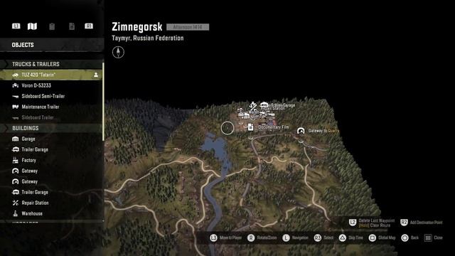 Snowrunner TAYGA 6436 Location + TAYGA 6436 LIFT Location Snowrunner