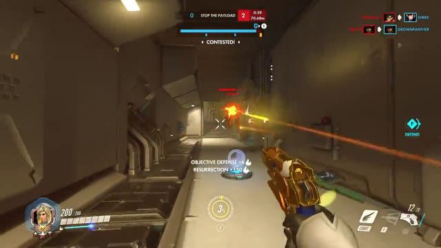 [Overwatch] Golden Combat Medic Ziegler Mercy Skin on Dorado смотреть онлайн