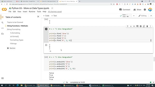 Python Basic | More on Data Types | Class 03 смотреть онлайн