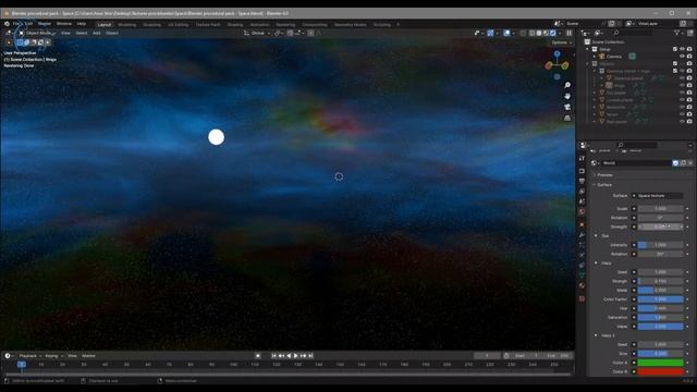 Un pack procédural pour créer des scènes spatiales sur Blender смотреть онлайн