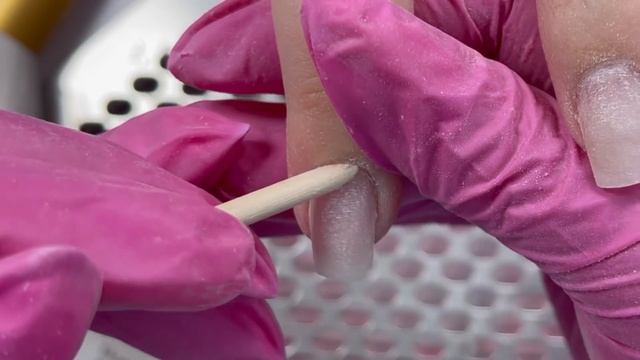 Исправление горбатых ногтей/реставрация