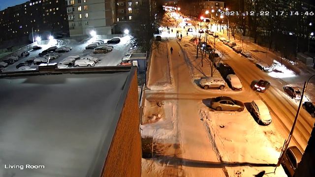 Пример записи C WiFi камеры видеонаблюдения 3Мп 1288P Ps-Link XMD30