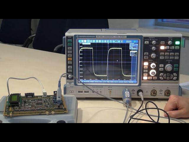 Активные дифференциальные пробники для осциллографов Rohde & Schwarz | практика смотреть онлайн