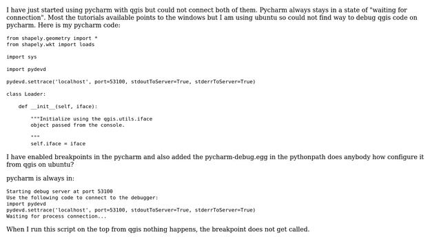 GIS: How to connect Qgis with pycharm in Ubuntu OS? смотреть онлайн