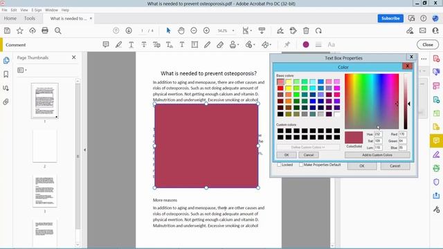 How to add background color to text box in adobe acrobat pro dc смотреть онлайн