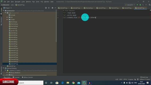 Tutorial #17 - Files basic operations in python | lesson for beginners in hindi смотреть онлайн
