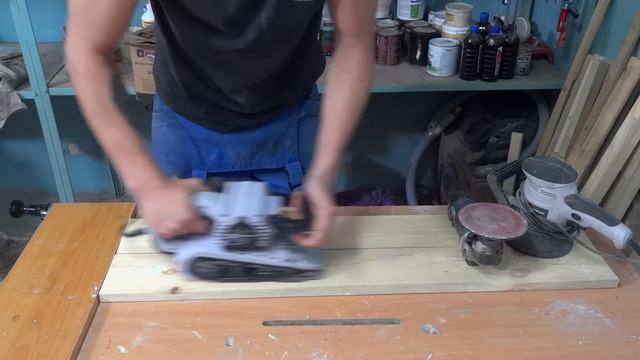 Обзор Ленточная шлифмашина Элпром ЭЛШМ-1210. Бюджетный инструмент. смотреть онлайн