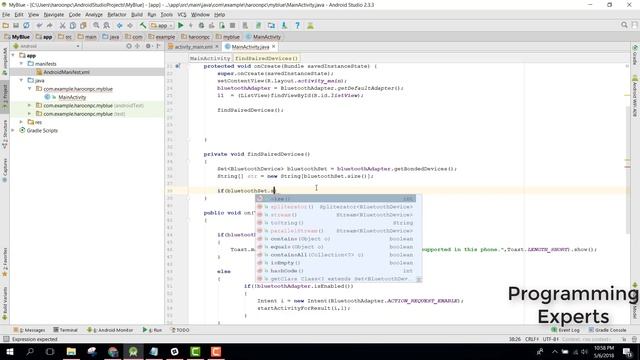 Bluetooth API In Android Studio Part 3 (Paired Devices)