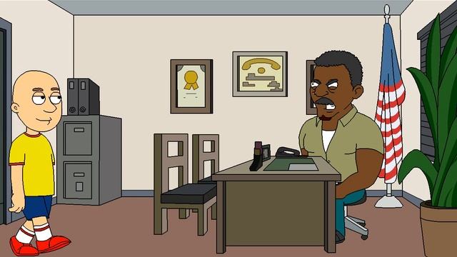 Classic Caillou gets Caillou expelled from school/ULTRA MEGA GROUNDED смотреть онлайн