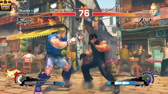ULTRA STREET FIGHTER IV_Fight your rival Feilong vs Abel смотреть онлайн