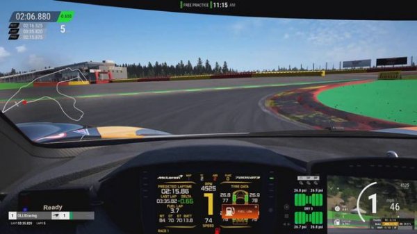 ACC on PS5: Mclaren 720s Evo Spa Setup - 2:16.0 Lap (It's a BEAST!)