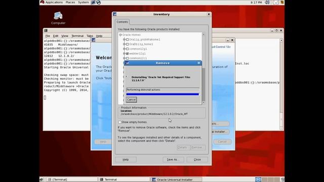 Remove old OMS 12c r1 r2 and r3 homes смотреть онлайн
