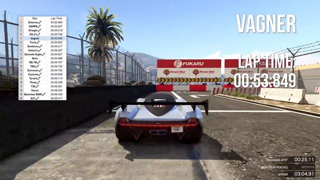 GTA 5 Online: Dewbauchee Vagner смотреть онлайн