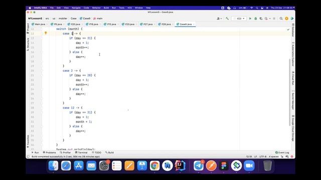 5. Switch and String exercises (Java dasturlash darslari) смотреть онлайн