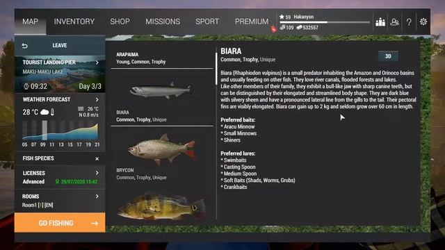 Arapaima 99.829 Kg - Fishing planet - Maku Maku lake Best Spot смотреть онлайн
