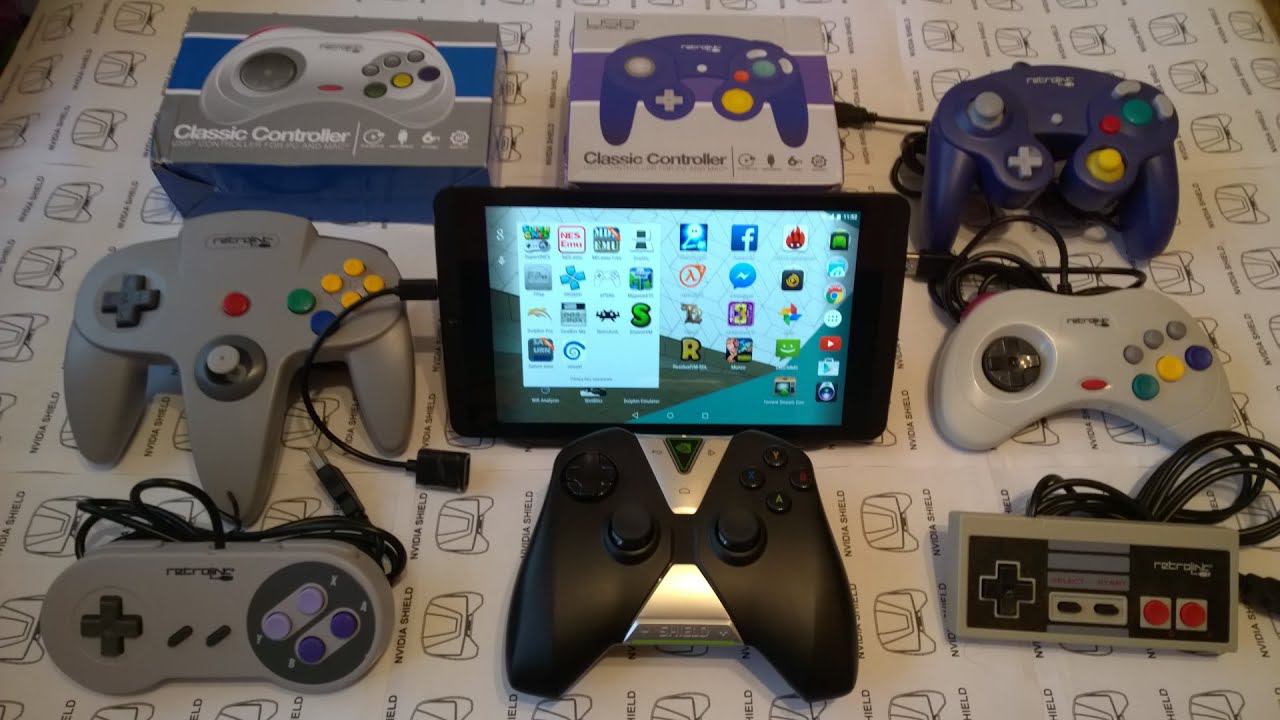 NVIDIA SHIELD TABLET и USB джойстики RetroLink смотреть онлайн
