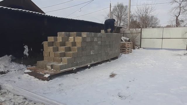 Как не надо хранить арболитовые блоки. Расскажу какую ошибку совершил когда мне привезли арболит. смотреть онлайн