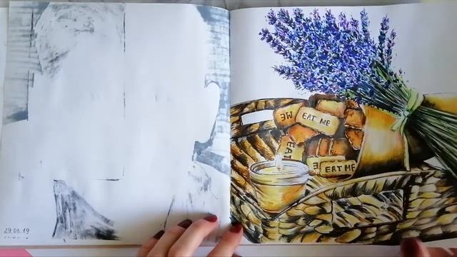 ОБЗОР СКЕТЧБУКА #1 SKETCHBOOK REVIEW. Портреты, рисунки маркерами.Первый скетчбук.Идеи для рисовани смотреть онлайн