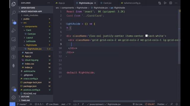 React Weather App using Tailwind CSS || Project-based Series -#3 UI Design смотреть онлайн