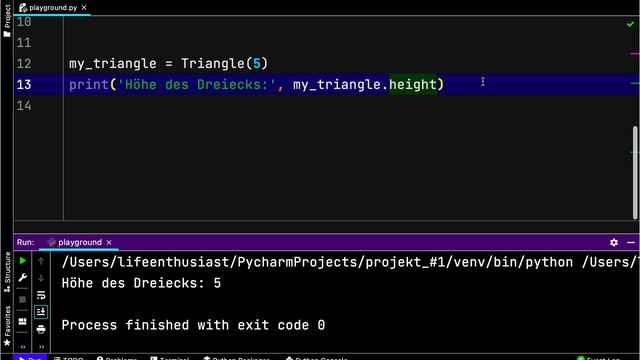 Python Tutorial - Ein Dreieck im Terminal ausgeben (Übungsaufgabe) смотреть онлайн