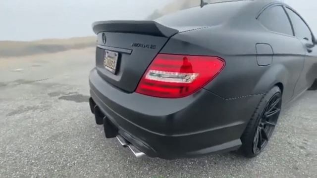 Дрифт выхлоп C6.3 AMG мерседес смотреть онлайн