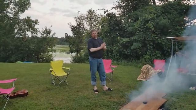 Вечер многодетной семьи у костра. Подарки к школе. Песни Семья Савченко смотреть онлайн