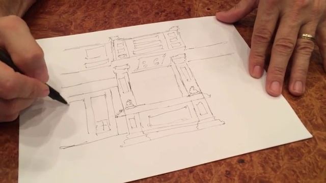 Alpine Wood Products - Kitchen Design Sketch смотреть онлайн