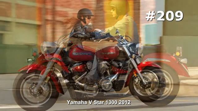#209. Классный мотоцикл Yamaha V Star 1300 2012 смотреть онлайн