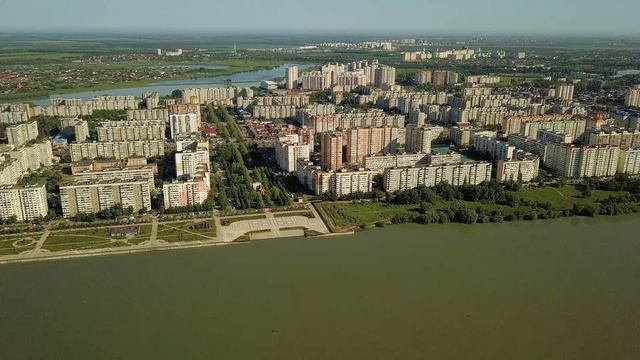 Краснодар - смотрим на Юбилейный с юго-востока смотреть онлайн