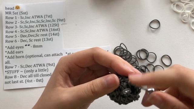 Mini Unicorn/Horse ~ Loomigurumi Tutorial  (RainbowLoom)