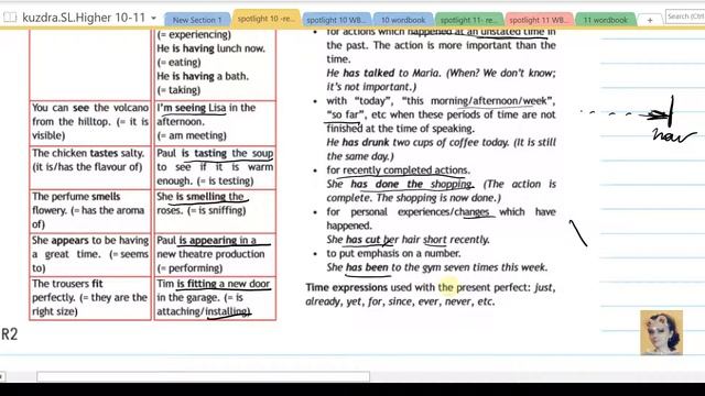 4. Spotlight 10. Module 1. Grammar reference смотреть онлайн