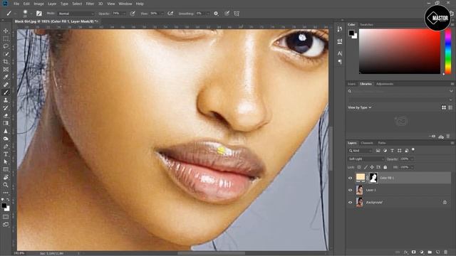 Change dark skin to bright skin | Sinhala | Photoshop | Mastor смотреть онлайн