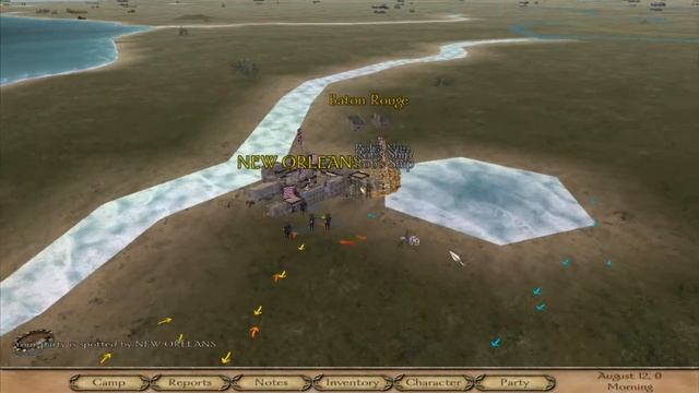 Mount & Blade Warband 1860's America Mod as Settlers Part 55 New Orleans смотреть онлайн