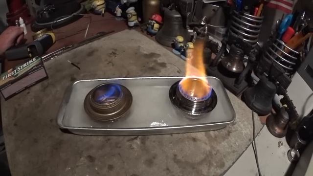 TATONKA Alcohol Burner Vs Trangia Alcohol Burner - Cold Start Test