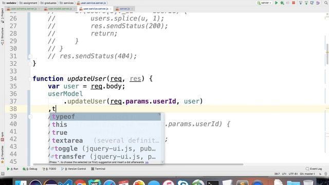 5.9 delete and update users using mongoose in a MEAN app - graduate webdev summer 1 2017 смотреть онлайн