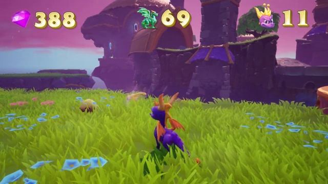 Spyro The Dragon - World 5 Dream Weavers (120% Walkthrough, All Gems, All Dragons, All Eggs)