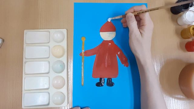 Рисуем Деда Мороза смотреть онлайн