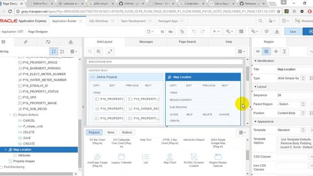 Google MAPs API in Oracle APEX application смотреть онлайн