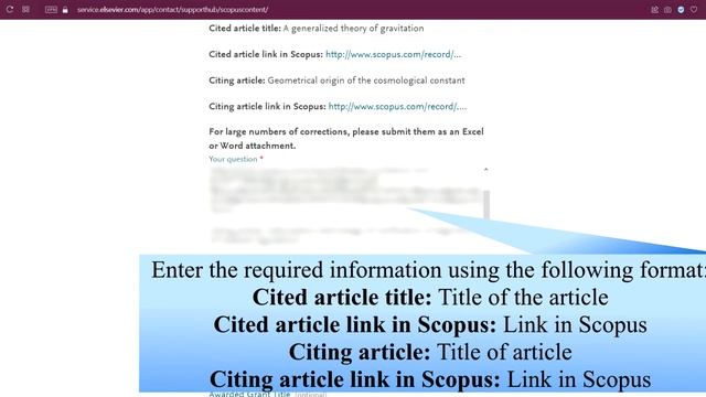 How to request the addition of a lost citation in Scopus смотреть онлайн