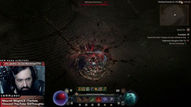 Tier 75 Nightmare Dungeon Clear w/ Level 100 Blight CE Necro! (Pre-S1 Hotfix) Lvl 75 Conclave смотреть онлайн