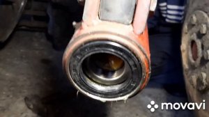.Замена подшипников  на дисковой бороне Палада 3200.