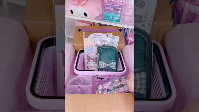 Kuromi Sanrio Haul #sanrio #stationery  #kawaii #asmrvideo #sanriohaul