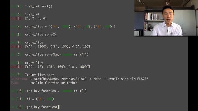 [Programming for NLP] Week 5.2 Sorting list of tuples смотреть онлайн