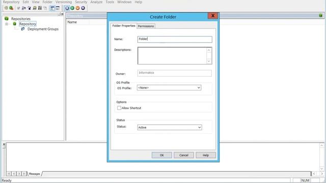 Beginner Informatica - Create a repository folder смотреть онлайн